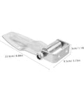 Tough As Nails Heavy Duty Replacement Door Hinge For Trucks And Trailers Cold Resistant Rust Proof Metal, dimensions shown