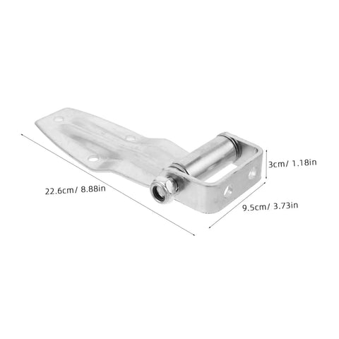 Tough As Nails Heavy Duty Replacement Door Hinge For Trucks And Trailers Cold Resistant Rust Proof Metal, dimensions shown