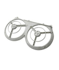 Neo Bottom Shell Replacement For Drone No Fuss Easy Swap Right Side Gray Body Cover with dual propeller guards