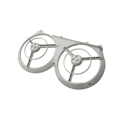Neo Bottom Shell Replacement For Drone No Fuss Easy Swap Right Side Gray Body Cover with dual propeller guards