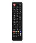 Front view of All In One Universal TV Remote Replacement That Works With Most LCD LED HDTV 2K 4K UHD Smart 3D Televisions Includes Smart Hub Buttons