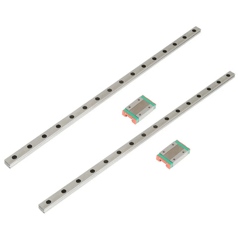 Top Tier Compact Precision Linear Guide Rail System Two Piece Heavy Duty Steel Set for small automated equipment and motion control.