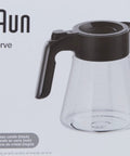 MultiServe 10 Cup Replacement Carafe For Coffee Makers Black With A Narrow Moisture Trapping Design On White Background