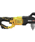 20 Volt Brushless Compact Cordless Drill With Half Inch Chuck For Stud And Joist Work Flexvolt Ready side view of the tool