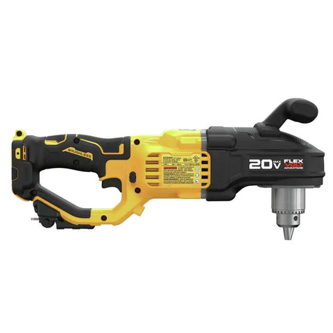 20 Volt Brushless Compact Cordless Drill With Half Inch Chuck For Stud And Joist Work Flexvolt Ready side view of the tool