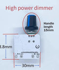Ultra Smooth DC 3.7V To 24V LED Constant Voltage Dimmer Board With Switch For Live Streaming, compact design with adjustable knob.
