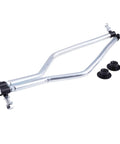 Left And Right Adjustable Drag Link Set 532194740 532194741 For Husqvarna Poulan Craftsman Premium Heavy Duty Easy Install Steering Linkage Quality Upgrade, silver steel rods