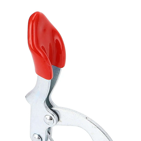Push Pull Action Toggle Clamp 45kg Heavy Duty Clamp For Workshop Tasks Durable Iron Construction Easy Mount Base Close-up View