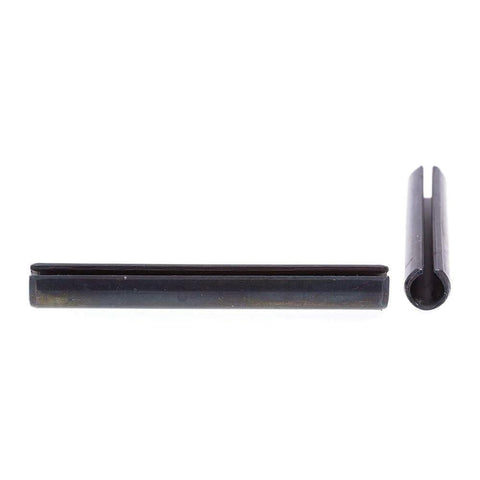 Slotted Spring Pins One Quarter Inch By Two Inch Plain Steel 25 Pack Roll Pins For Quick Insertion And Secure Hole Mounting In Automotive