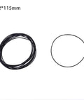 10 Piece Square Rubber Drive Belts Set 1.2mm By 1.2mm Flat Belts Replacement Kit For DVD Drives CD ROM Walkman Recorders And Video Players Durable Non Stretch Motors Friendly