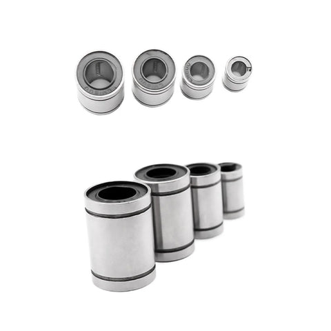10Pcs Linear Bearings Set For 3D Printers And CNC Machines Pro Grade Low Friction Ball Bushings 16x26x36mm Style LME16UU