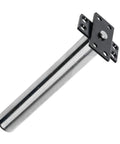 Concealed Door Closer For Interior Doors With Tubular Spring Soft Close, 50Kg Capacity, Hidden In Frame, Silver Black Finish