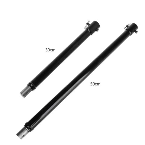 Longer Extension Auger Bit For Post Hole Diggers And Earth Augers 30 To 50 Cm Extension Length for Deeper Holes, two sizes shown