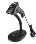 Handheld USB 1D Barcode Scanner With Stand Wired CCD Barcode Reader For POS Systems Stores Supermarkets And Warehouses Fast 1D Code Scanning