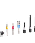 Ycauty 7 Piece Socket Adapter Kit With Chrome Vanadium Steel Makes You A Real Tool Wizard For Any Job From Home Repairs To Pro Projects With Multi Size Options That Get The Work Done Fast. 1/4, 3/8, 1/2 in adapter kit with drill holder