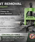 Beefy Heavy Duty U Joint Puller For Intermediate Trucks Buses And Farm Equipment Universal U Joint Removal Tool in action