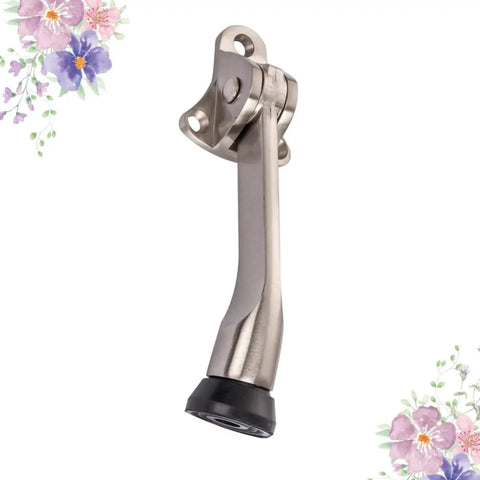 Alloy Door Protector Rubber Stopper Wall Mounted Anti Collision Quiet Close No Slam For Living Room And Bathroom