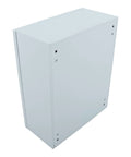 16 By 8 By 20 NEMA 4X Electrical Junction Box Beefy Outdoor Rugged Steel Enclosure with dual key lock viewed from the side
