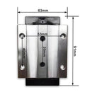 FLS Extended Slider Guide Block, Slide Unit Ball Bearing, Parts R165381420, shown with dimensions 63x91mm