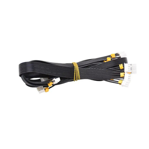 Ender 3 Stepper Motor Cables X Y Z Axis And Endstop Switch Wire Set For 3D Printer with plug connectors, bundled view