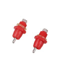 Twenty Pack No Fuss Automatic Chicken Water Nipple Drinkers Featuring Leak Proof Stainless Steel Tips And Quick Screw Mount For Poultry Flock Ducks Birds Easy Setup, red metal tips.