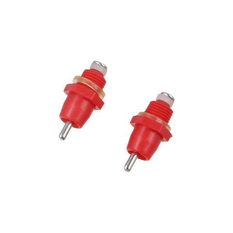 Twenty Pack No Fuss Automatic Chicken Water Nipple Drinkers Featuring Leak Proof Stainless Steel Tips And Quick Screw Mount For Poultry Flock Ducks Birds Easy Setup, red metal tips.