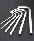 Square Head Wrench Set With L Shaped Wrenches 3mm 4mm 5mm 6mm Handy Pocket Hole Screwdriver Kit for Furniture Assembly and Auto Repairs