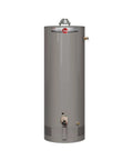 Tall 50 Gallon Liquid Propane Gas Water Heater With 36k BTU Output And Everkleen Tank Protection side view showing tank design.