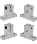 Four Pack SK6 Linear Shaft Support Brackets for 6mm Aluminum Rods, ID 6mm Mounting Brackets for Smooth, Precise Linear Motion in CNC Projects, Rock-Solid Aluminum Components for Tough Builds. Four aluminum shaft supports for 6mm rods