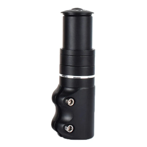 Bike Stem Riser Extender 115mm for One and One Eighth Inch Steerer, 28.6mm Adjustable Handlebar Riser for MTB BMX Road Bikes, side view