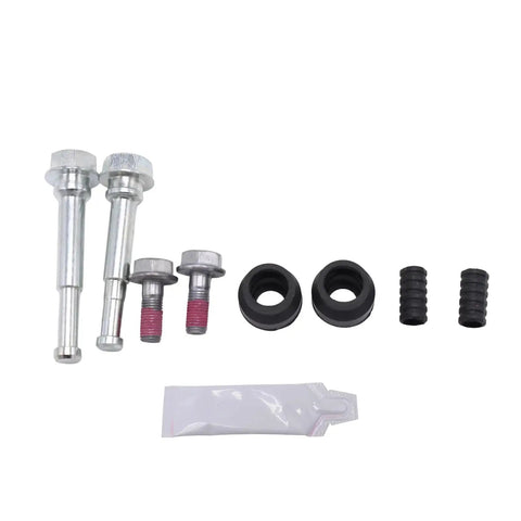 Premium High Durability Front Brake Caliper Guide Pin Bolts Set Ensures Safe Sliding And Optimal Brake Performance For Rock Solid Car Repair, metal bolts with rubber boots