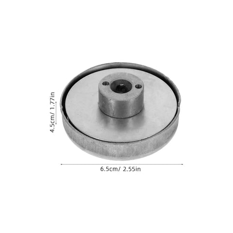 Stylish Steel Coil Spring For Drill Press Spindle Repair With Bouncy Elasticity And Easy Install Fit For Milling Machine Metalworking Tool Replacement Part, circular steel component, 6.5cm diameter.