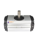 Heavy Duty Rotary Actuator Pneumatic Cylinder With Rack And Pinion Gear For Spot On Angle Control solid aluminum build top view