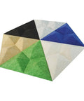 Kick The Echo To The Curb With These Top Shelf Hexagon Acoustic Panels High Density Polyester Sound Dampening Wall Tiles in various colors.