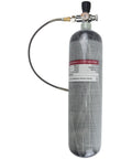4500 Psi 3 Liter Carbon Fiber Scuba Tank With Paintball Fill Station, Valve Regulator Gauge, High Pressure Composite Cylinder