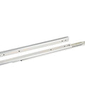 2 Pack 200mm Drawer Slide With 27mm Width 3 Section Full Extension And Double Layer Ball Bearings in steel