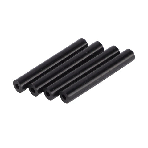 Heavy Duty 4 Pack Upgrade Turbo Boost Vacuum Line Hose Kit For Jeep Wrangler 2007 2017 Rugged Silicone Engine Tubing Set That Kills Leaks And Slams Power, black vacuum hoses