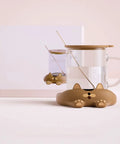 Electric Coffee Mug Warmer With Three Temperature Settings And Auto Shut Off Keeps Your Joe Piping Hot Through The Daily Grind, cute cat design.