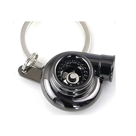 Car Enthusiast 5 Piece Keychain Set For Gearheads With Manual Shifter Wheel Rim Wrench Turbo Brake Disc And Pad Keychains Turbocharger
