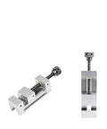 High Precision Right Angle Cnc Tongs Heavy Duty Steel Flatnose Vise Pliers with jaws for machining and securing metal blanks.