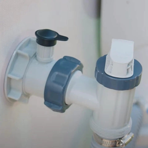 Close-up of Air Jet Valve Replacement Kit For Above Ground Pools, Compatible With 26165EH, 26167EH, includes valve cap and durable parts