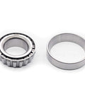25580/25520 Tapered Roller Bearing Cup and Cone Set showing two-piece design, steel construction, and round structure