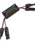 Heavy Duty Power Meter 0 To 60 Volts 150 Amps Solar Panel Tester With Photovoltaic Connector, compact design with LCD display.