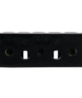 Tune Locked 43 Mm Heavy Duty Steel Locking Nut Engineered For Floyd Rose Double Locking Tremolo For Strat Style Electric Axes Gig Ready Rock Solid Black close-up front view