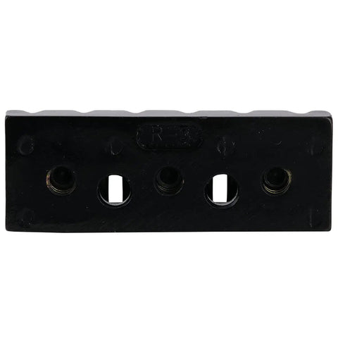 Tune Locked 43 Mm Heavy Duty Steel Locking Nut Engineered For Floyd Rose Double Locking Tremolo For Strat Style Electric Axes Gig Ready Rock Solid Black close-up front view