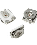 Pack Of Ten SMD Trimmer Potentiometers 10K Ohm Adjustable Resistors Featuring Slick Surface Mount Layout For Dead On Calibration And Smooth PCB Board Tuning, showing various angles of the trimmer pots.