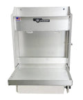 Made in USA Aluminum Work Station Organizer For Garages And Trailers, Compact Flip Out Tray Ten By Twelve Inch