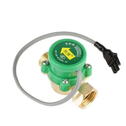 High Sensitivity Water Flow Sensor Switch 220V for Low Pressure Shower Booster Pump with one half inch thread, top view
