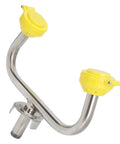 Emergency Eye Wash Station Eyewash Unit With Faucet Mount And Wall Mount Aerated Spray Nozzle for Lab, stainless steel view