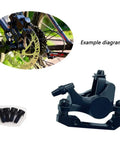 Rock Solid Mechanical Disc Brake Calipers Set For Road And Mountain Bikes Dual Piston Wire Pull Aluminum Alloy Front And Rear Kit